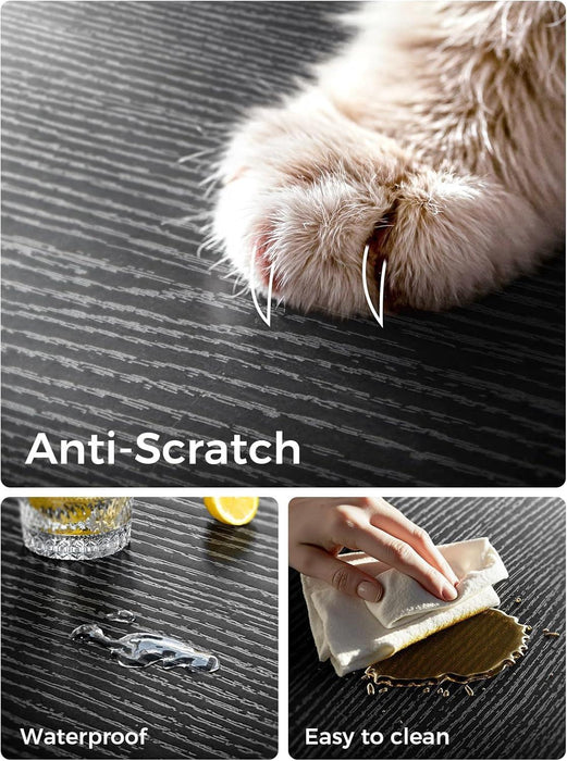 5-Tier Open Bookshelf and Bookcase, Floor Standing Display Storage Shelves for Living Room, Tall Book Shelf for Bedroom, Home Office, Dining Room, Black