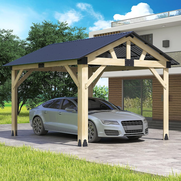 Premium Weatherproof Cedar Wood Gazebo 10x12 Hardtop