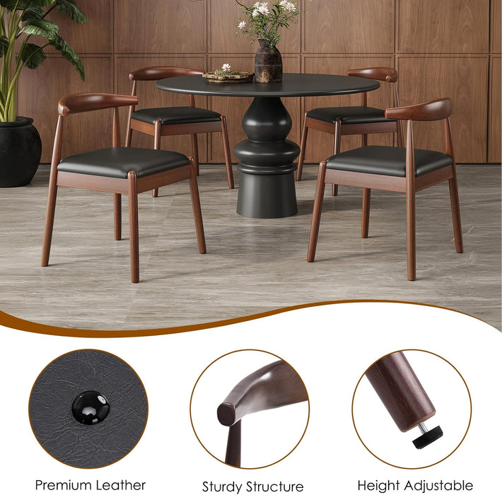 Dining Chairs Set of 2, Mid Century Modern Kitchen & Dining Room Chairs for Dining Room,Dining Table Chairs with Solid Wood Legs