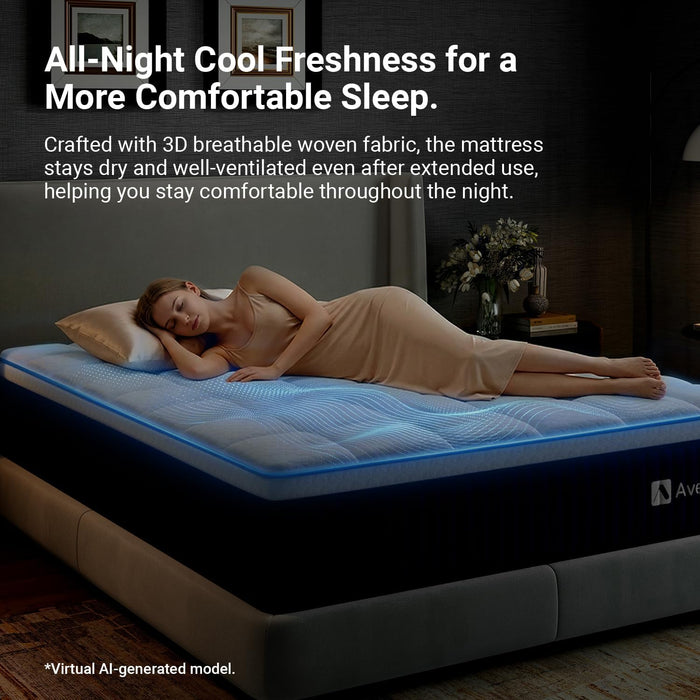 Hybrid Mattress with Gel Memory Foam, 10 Inch Twin Size Mattress