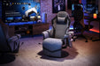 900 Gaming Recliner - Video Games Console Recliner Chair, Computer Recliner, Adjustable Leg Rest and Recline, Recliner with Cupholder, Reclining Gaming Chair with Footrest - Gray Fabric