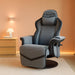 900 Gaming Recliner - Video Games Console Recliner Chair, Computer Recliner, Adjustable Leg Rest and Recline, Recliner with Cupholder, Reclining Gaming Chair with Footrest - Gray Fabric
