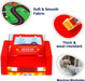 Kids Sofas Children'S Sofa Bed Baby'S Upholstered Couch Sleepover Chair Flipout Open Recliner(Red/Fire Truck)