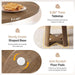 round Dining Table for 4-6 People, 47-Inch Kitchen Table