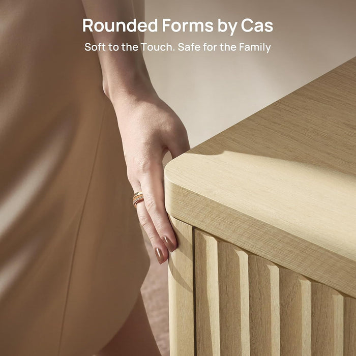 53.5" Extra Wide Dresser for Bedroom Dressers with 6 Fluted Drawers