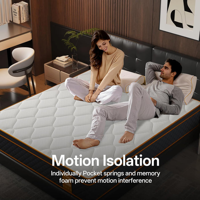 Full Size Memory Foam Hybrid Mattress UltraComfort