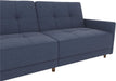 Modern Navy Futon Sofa Bed