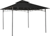 Gazebos for Patios - Outdoor Steel Frame Gazebo for Lawn Backyard Garden Deck 10X12 (Black)