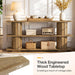 Console Table with Storage, 62.9-Inch Long Narrow Entryway Sofa Table 3-Tier Shelves for Living Room Hallway Entrance