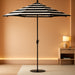Safavieh Outdoor Collection Iris Fashion Line Auto Tilt 9-Inch Umbrella