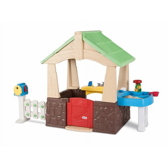 Deluxe Home and Garden Playhouse, for Toddlers Ages 2+ Years, Multi-Color