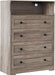 Tall Dressers with 4 Drawer Storage and LED Lights, Gray Wood Chest of Drawers with Charging Station for Bedroom, Living Room, Closet, Hallway, Wooden Nightstand Dresser for Bedside