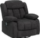 Heated Rocker Recliner with Massage, 360° Swivel