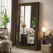 Wood Full Length Mirror 71"X30", Large Solid Wood Frame Floor Mirror
