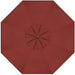 Octagonal 9 Ft Patio Umbrella - Outdoor Furniture Table Umbrella – Push-Button Tilt – Bronze Aluminum Frame (Obravia, Auburn)