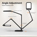 Desk Lamp for Home Office, LED Desk Lamp with Webcam Light for Video Calls, Dimmable 3000K-6500K Desk Light with Remote, Timer, Memory, Adjustable Swing Arm, CRI95+