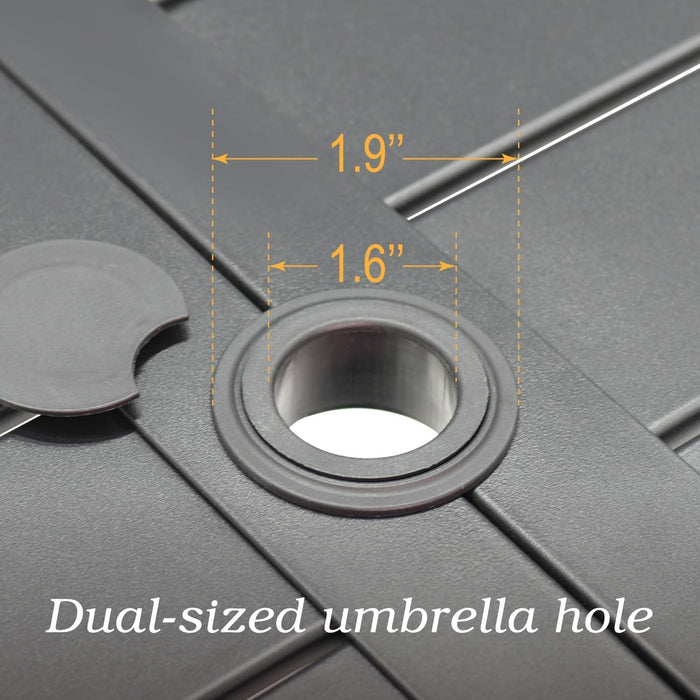 7-Piece Outdoor Dining Set, 4 Wicker Stackable Rattan Chairs ＆2 Wicker Swivel Rattan Chairs with 63'' Rectangular Patio Dining Table All Weather Frame Furniture Set