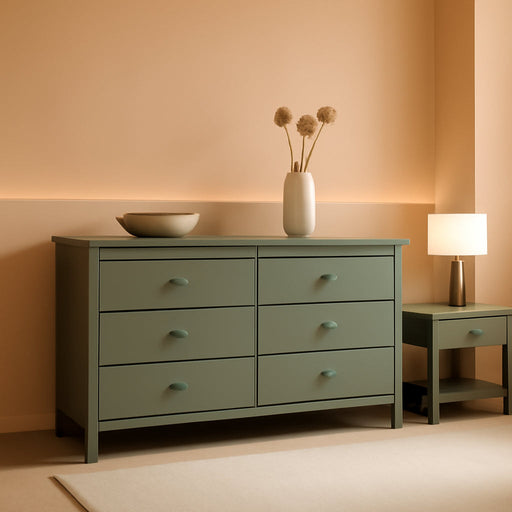 Olive Six Drawer Dresser GREENGUARD Gold Certified