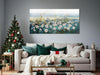 Flower Wall Art for Living Room, Bedroom Wall Decor Canvas Daisy Floral Painting Landscape Picture Extra Large Artwork Textured Office Home Dining Room, Oversized 58"X29"