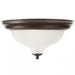 11 In. 2-Light Oil Rubbed Bronze Flush Mount