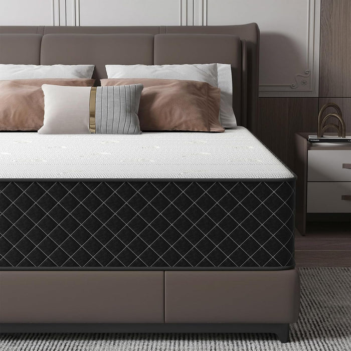 12 Inch Queen Mattress, Hybrid with Motion-Isolating Pocket Springs