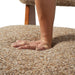 Low Profile Walnut Fabric Accent Chairs Collection