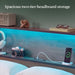 Kai Platform Bed Frame, RGB LED Lights, USB Charging Station, Queen