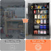 SeventyOne Inch IndustrialGrade Lockable Metal Cabinet Black