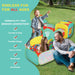 5Pc Kids Play Tent for Toddlers with Ball Pit, Crawl Tunnel, Indoor & Outdoor Playhouse, Jungle Gym, Toys for Boys & Girls, Includes Dart Balls, Teepee & Basketball Hoops
