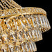 26-Light Large High Ceiling Chandelier, Gold Modern Crystal Chandeliers Luxury Foyer Entrance Chandeliers for Staircase Villa Lobby Hallway Entryway, K9 Crystal Raindrop Light Fixture H63” X W31”
