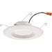 Contractor Select Retrobasics 5/6 In. Selectable CCT Integrated LED Retrofit White Recessed Light Trim (6-Pack)