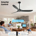 60Inch Outdoor Smart Ceiling Fan VoiceControl Remote