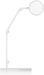 Edge 2.0 LED Desk Lamp | Dimmable Home Office Desk Light with USB Charging Port & Strong Swing Arm | Adjustable Color Temperature and Brightness | Circle Webcam Light - White