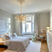 Gold Brushed Brass Sputnik Chandelier Elegant Lights
