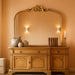 Gold Vintage Mirror 32''X24'' Laurel Leaf Design