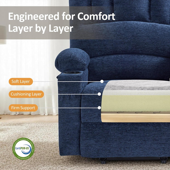Large Power Lift Recliner Chair for Tall Elderly, 7099