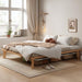 Queen Wood Platform Bed Frame, 14 Inch Bed Base, Oak