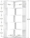 Corner Book Shelf - 6 Tier Corner Bookshelf Etagere Bookcase with Baffle, Freestanding L Shaped Display Shelf Stand for Home Office, Living Room, Bedroom, Kitchen, White