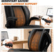 Ergonomic Office Chair, Executive Leather Desk Chair with Lumbar Support
