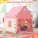 Kids Play Tent with Rug for Girls Large Fairy Playhouse for Kids Princess Cas...