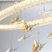 32 Inch Gold Crystal Butterfly Chandelier CeilingMount