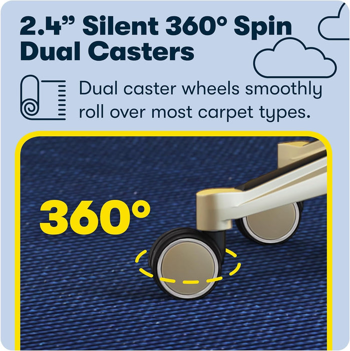 Claremont Ergonomic Executive Office Chair with Back in Motion Technology, Adjustable Mid Back Desk Chair with Lumbar Support, Bonded Leather, Chestnut Brown