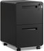 2 Drawer File Cabinet with Lock, Fully Assembled except Casters