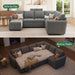 Modular Sectional Sofa Bed With Generous Understorage