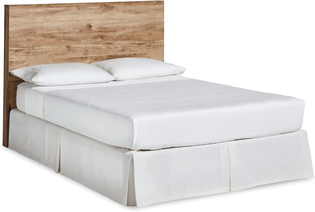 Hyanna Rustic Decorative Laminate Panel Headboard ONLY, Queen, Brown