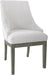 Home Decor | Upholstered Anywhere Dining Chair | Accent Chairs for Living Room & Bedroom | Decorative Home Furniture - Neutral Textured Solid (Single Pack)