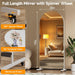 75" X 28" Arched Full Length Mirror on Wheels