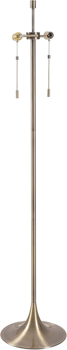 Stowe Floor Lamp with Antique Brass Finish, Modern Style, 61" Height, 19" Width, 19" Depth