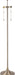 Stowe Floor Lamp with Antique Brass Finish, Modern Style, 61" Height, 19" Width, 19" Depth