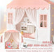 Kids Play Tent with Mat, Large Playhouse Play Tent Indoor for Girls, Kids Tent Toys for Toddlers Children Play House for Birthday Toy House Gift (Pink)